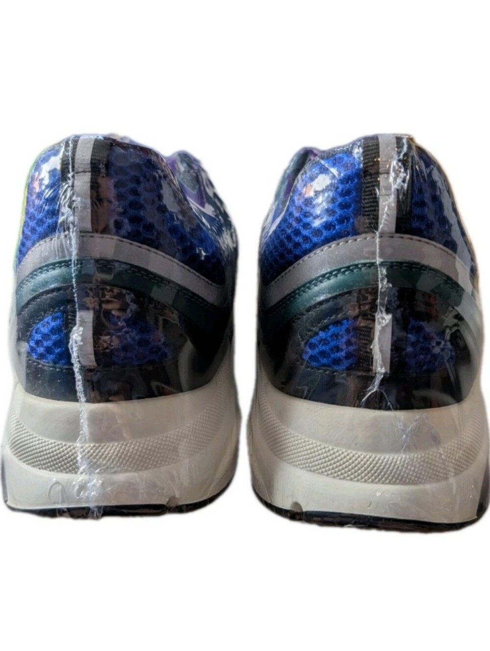 Dior b22 Sneakers Calf Mesh Men Size 44 / US 11 Gray Blue NEW In Box 3SN231ZNG - Picture 5 of 7